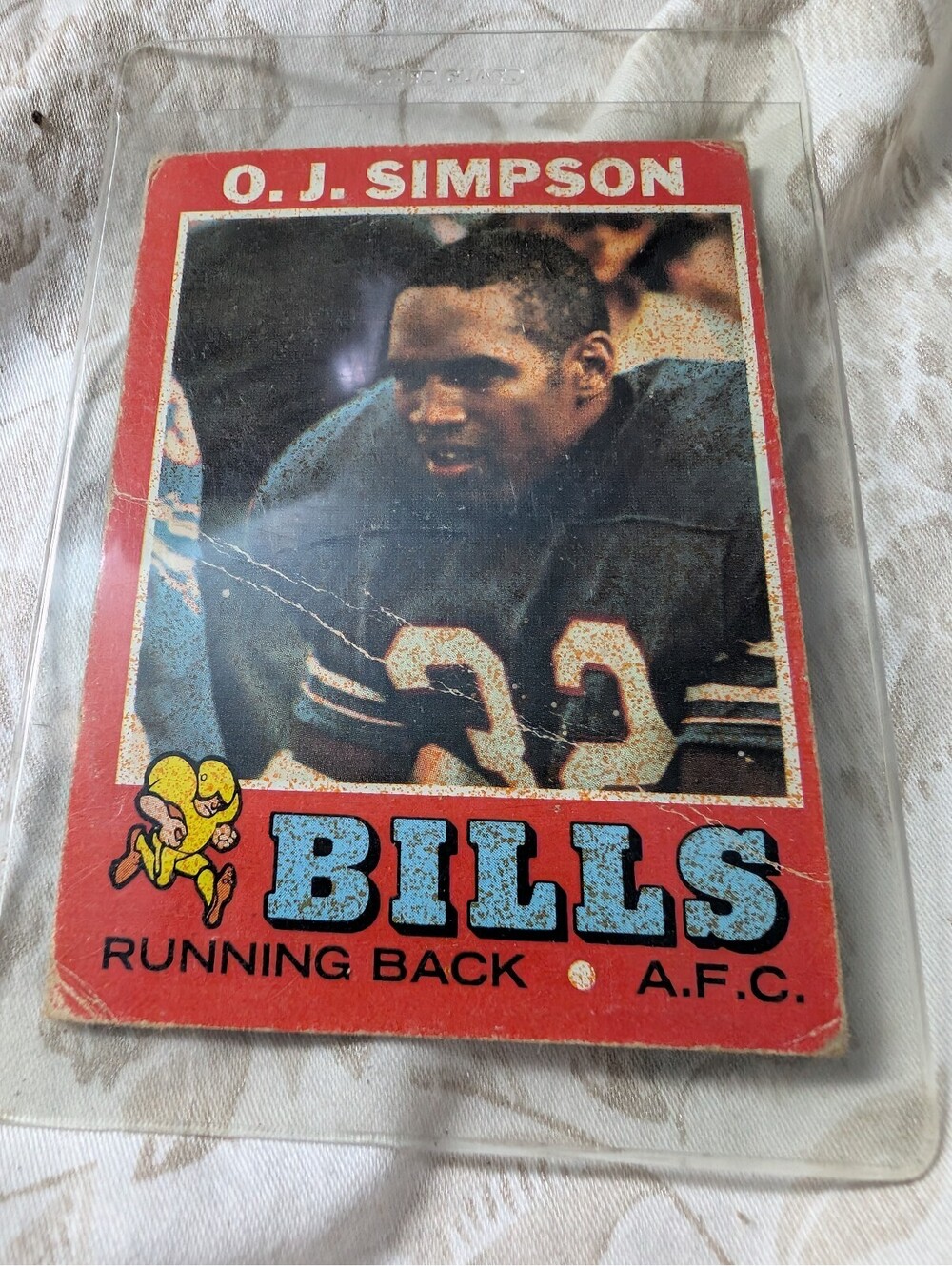 1971 Topps O.J. Simpson Buffalo Bills Football Card #260